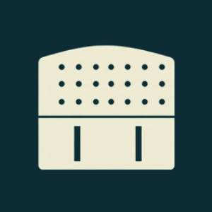 54" Floor Standing Headboard