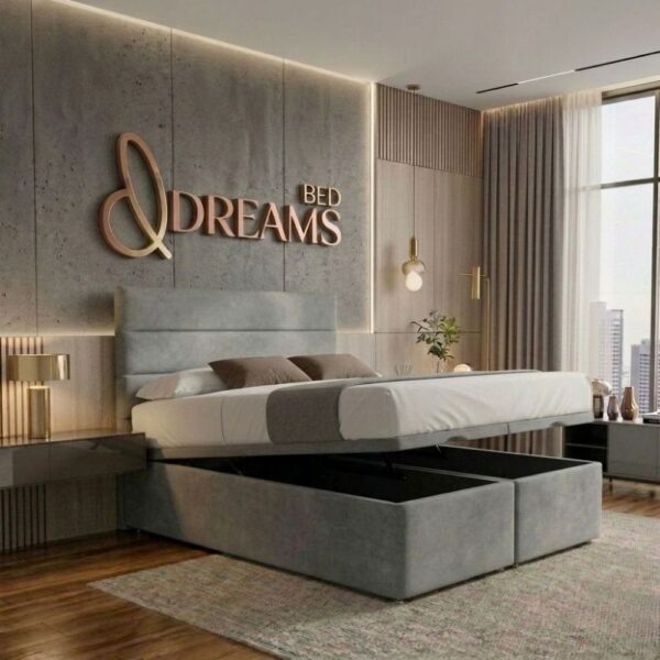 Diamond Stitch Ottoman Divan Bed