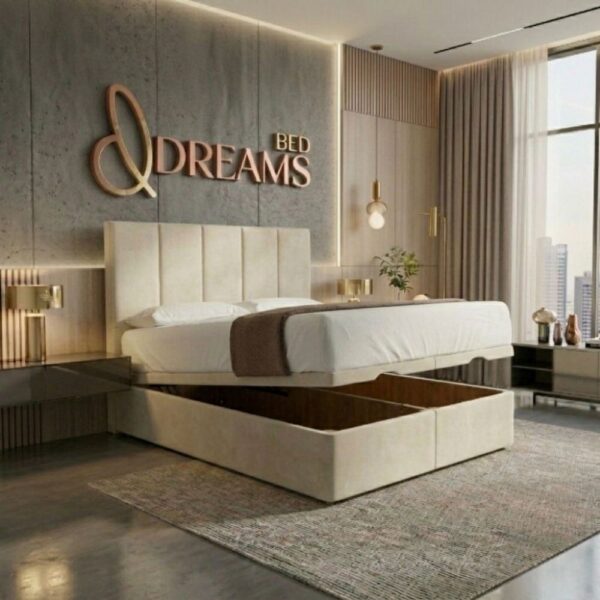 Platinum Storage Ottoman Divan Bed